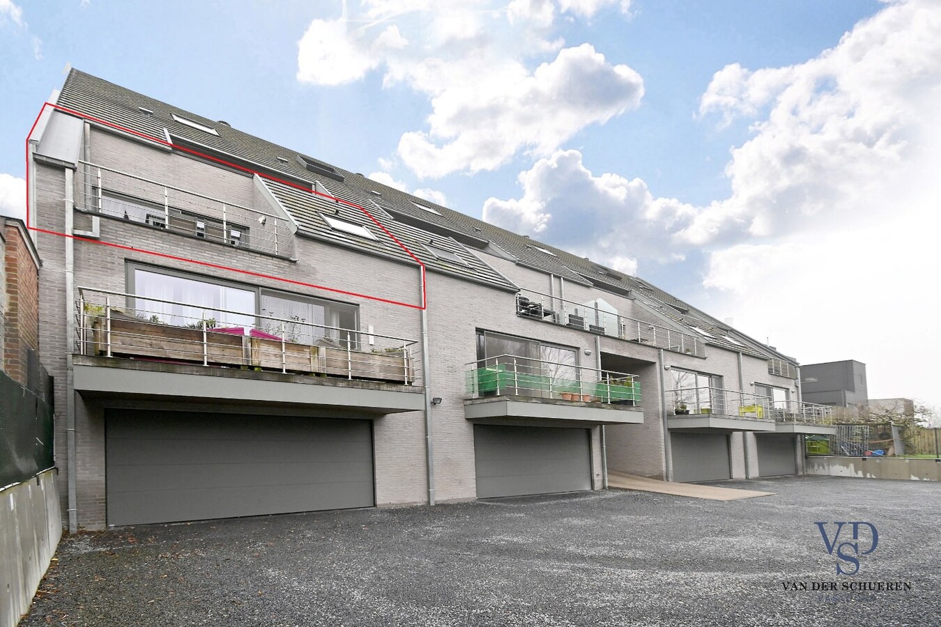 Goed gelegen appartement in centrum Asper 