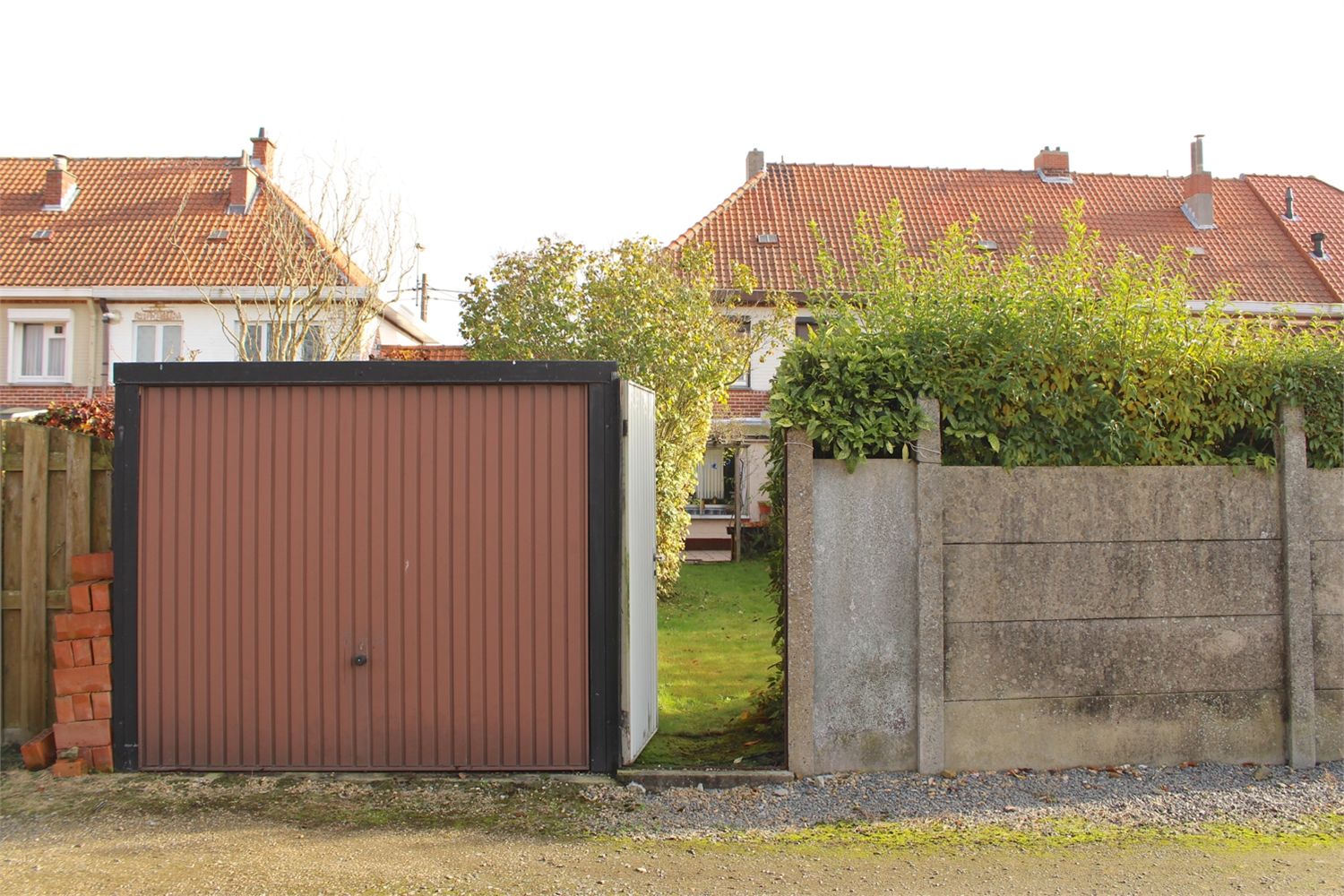 Half open bebouwing te Hamme 