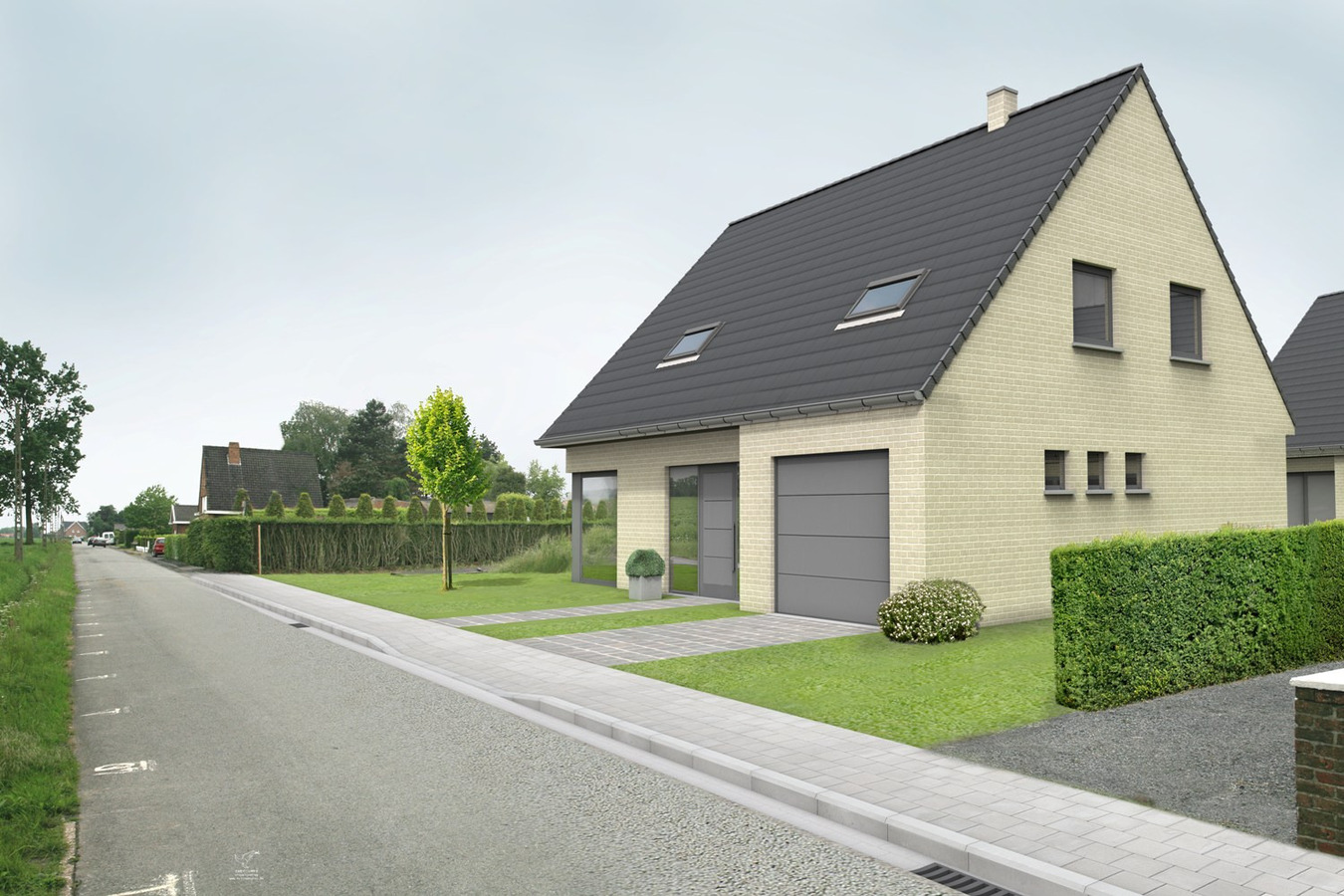 MAGNIFIEKE NIEUWBOUWVILLA IN EEN OASE VAN RUST TE BREDENE DORP 