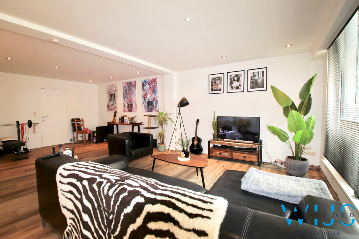 Instapklaar gelijkvloers appartement met 1 slaapkamer &amp; binnenkoer te ASSENEDE! 