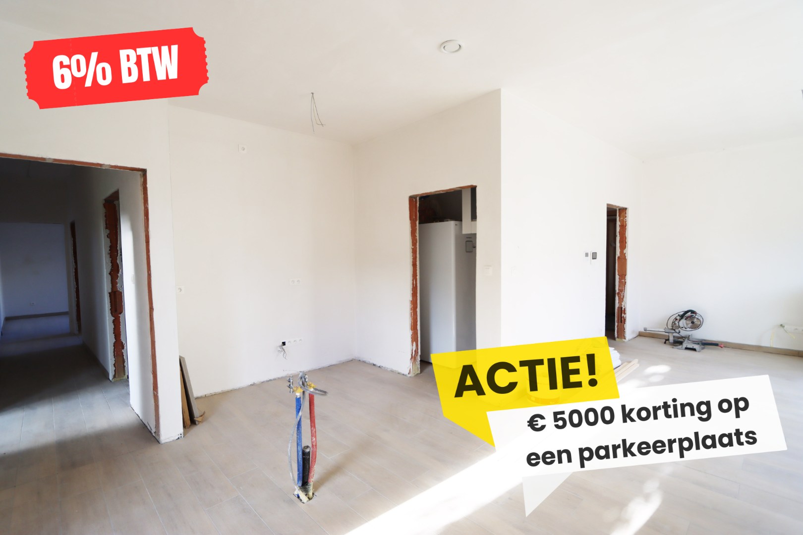 Gelijkvloers appartement van 85,27m² 