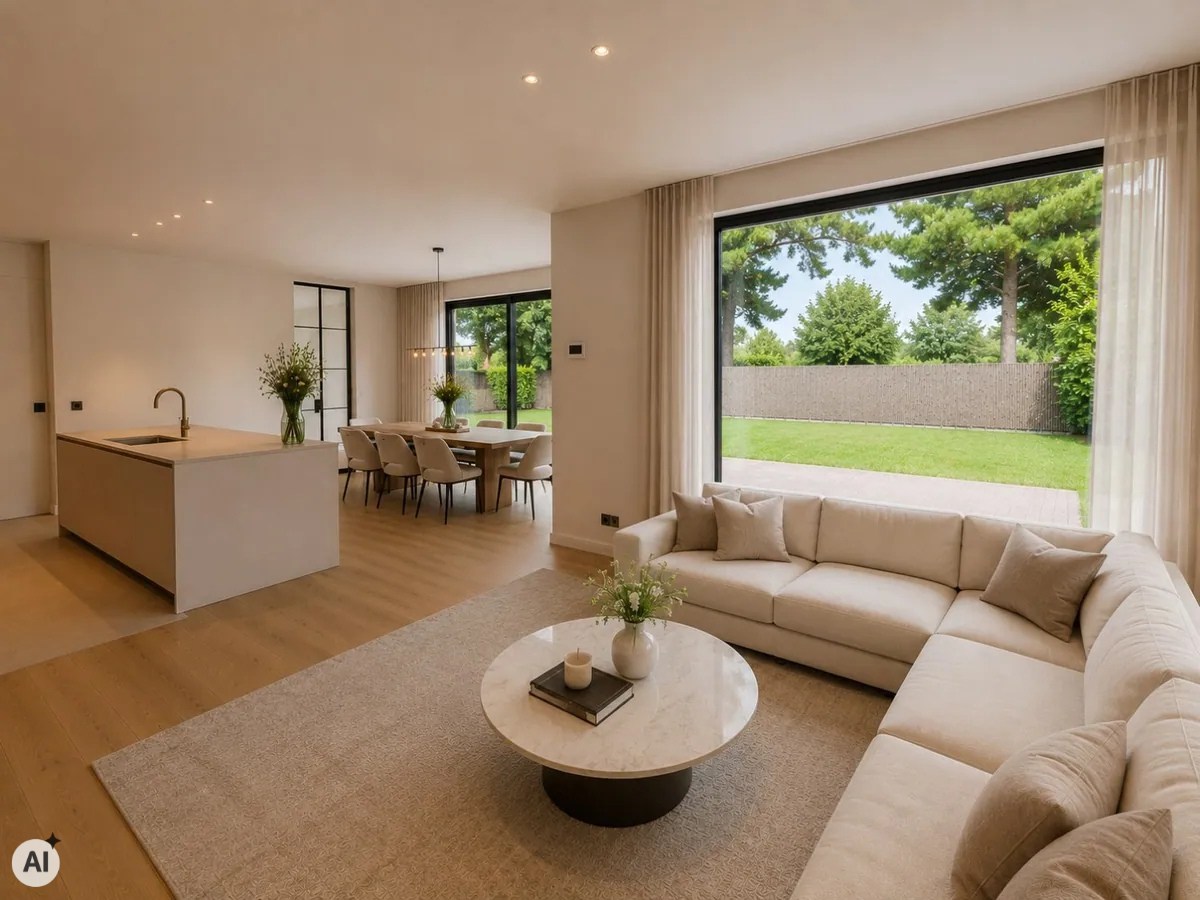 Exclusieve, energiezuinige nieuwbouwwoning op een discrete ligging te Waregem! 