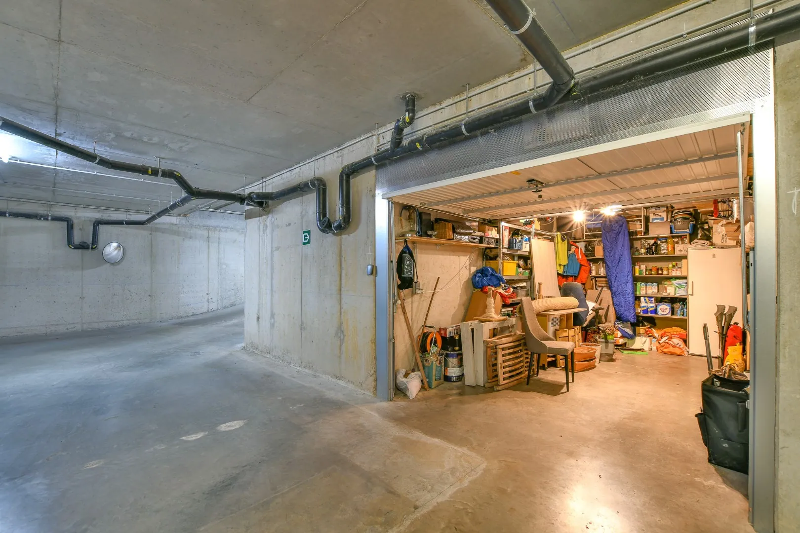 Ondergrondse garage in residentie Queens