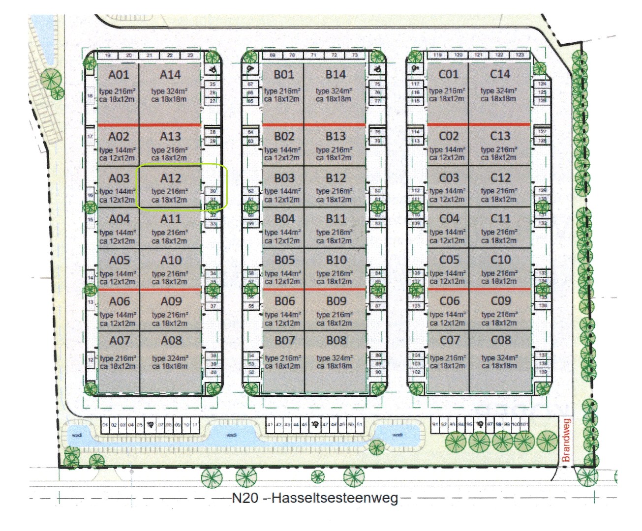 Moderne KMO-unit van 216 m² in Green Business Park Hasselt-Kortessem 