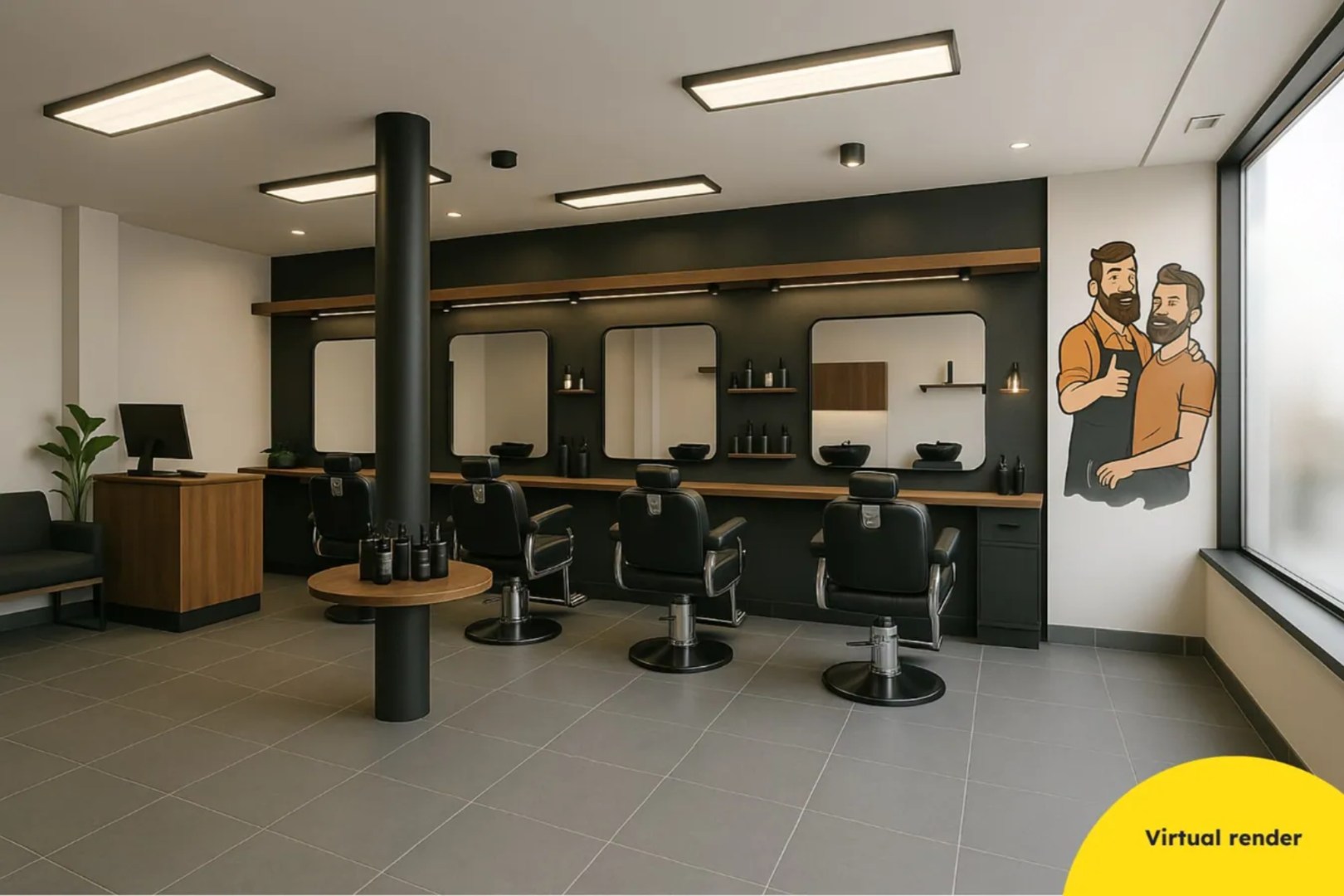 Ruime woning met handelsgedeelte op gunstige ligging in centrum! 