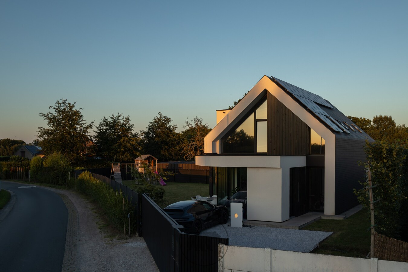Exclusieve nieuwbouwvilla met zicht op natuur te Destelbergen 