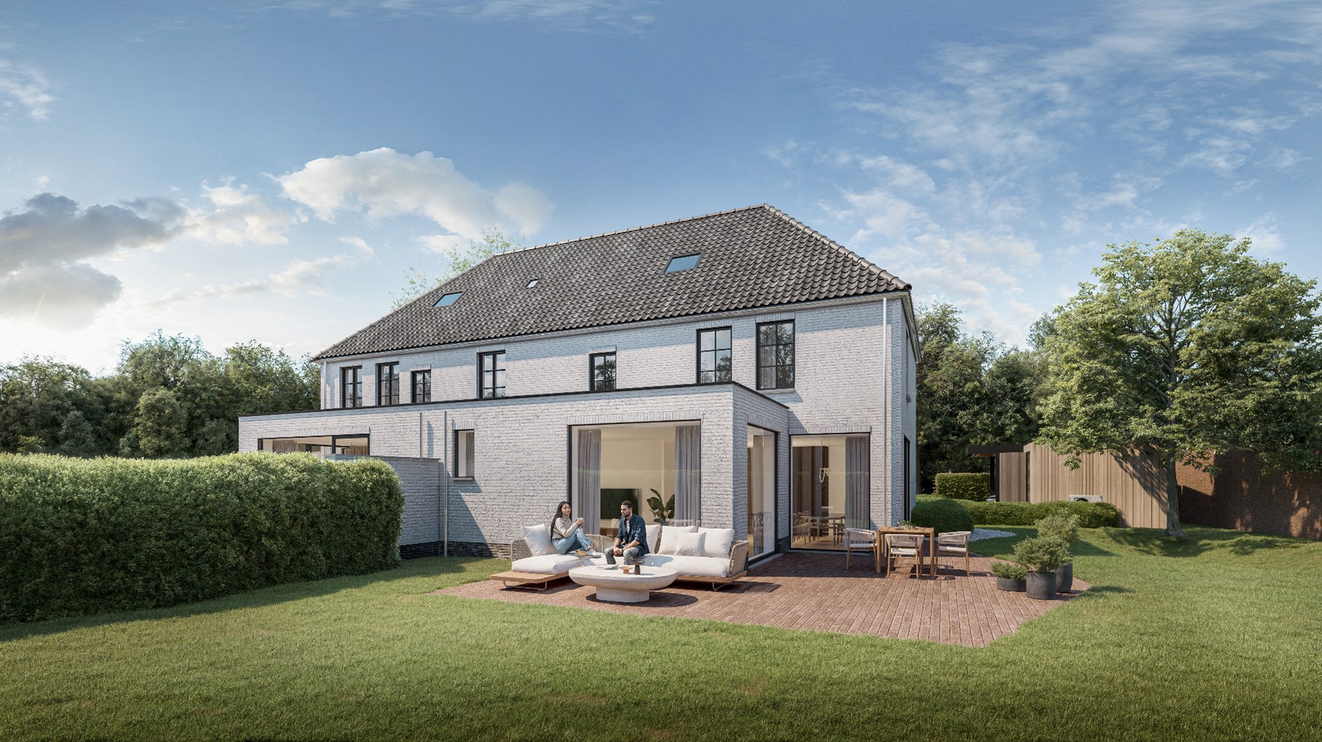Exclusieve, energiezuinige nieuwbouwwoning op een discrete ligging te Waregem! 