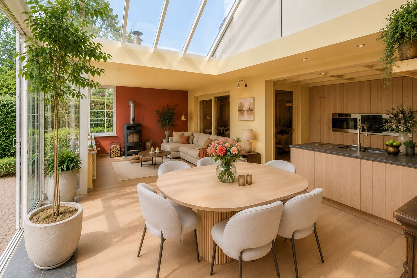 Ruim en charmant landhuis met 4 slpks en prachtige tuin 