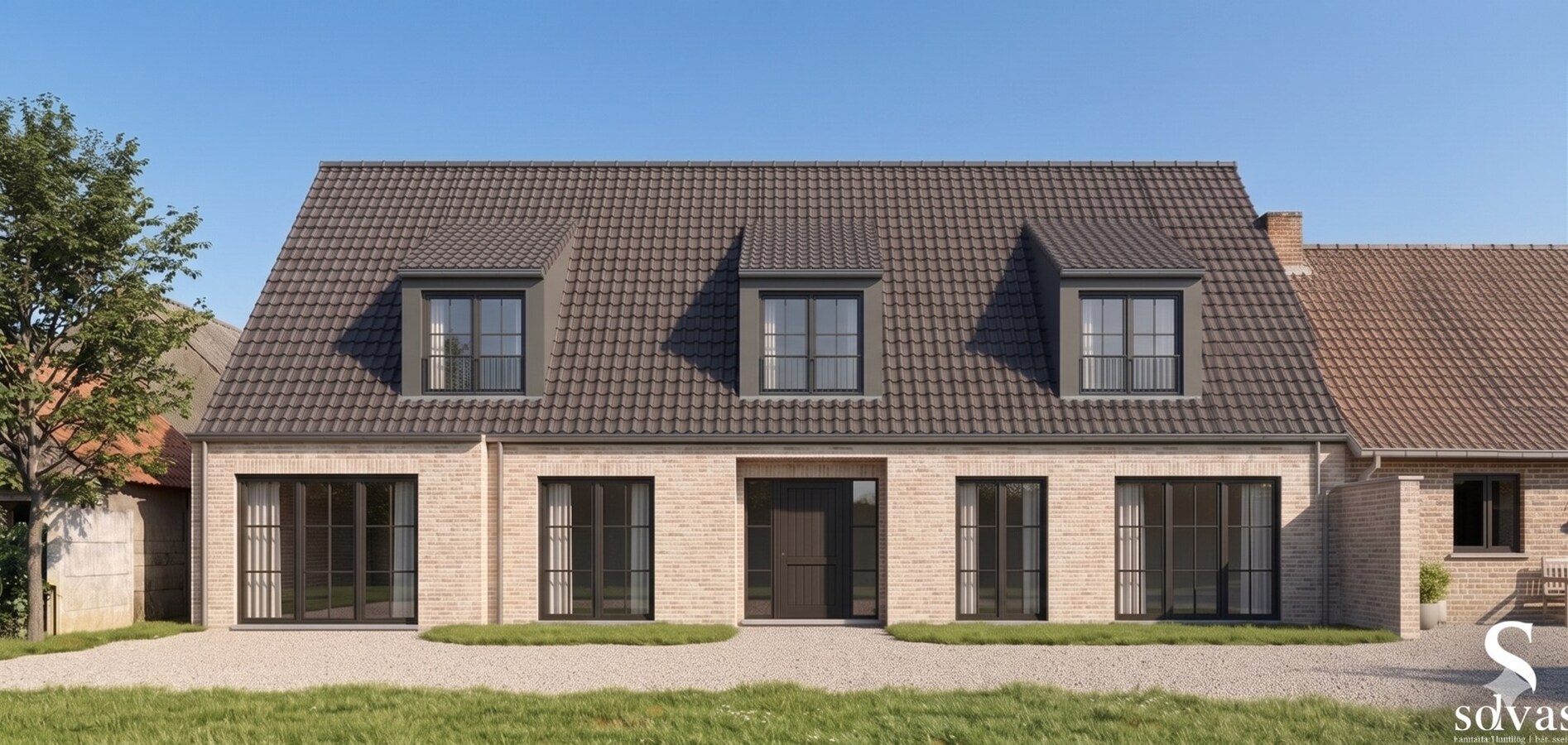 Verder af te werken woning in Bellem 