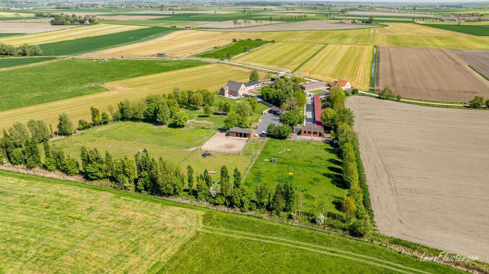 Magnifique domaine avec une villa neuve et un chenil et une pension pour chats agréés à Diksmuide 