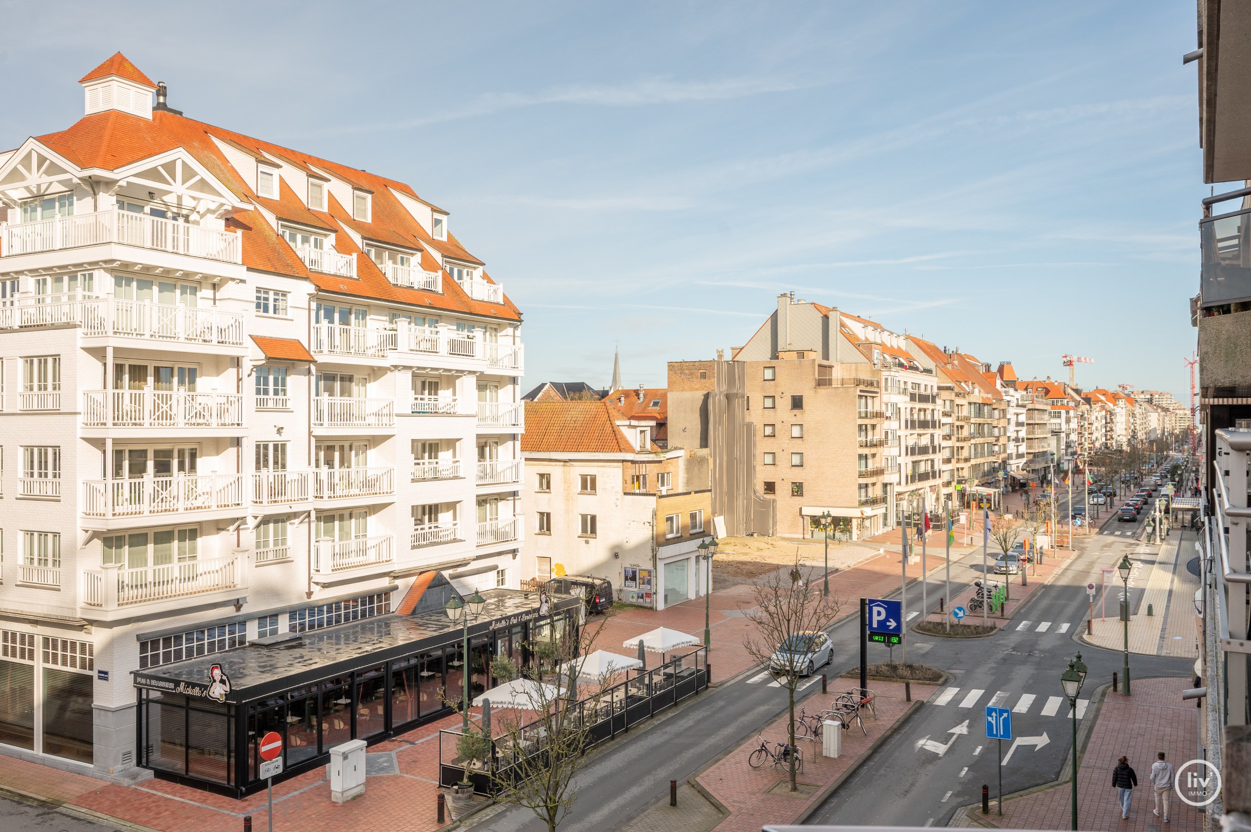 Centraal gelegen 2-kamer appartement met zuidgericht terras op de Lippenslaan. 