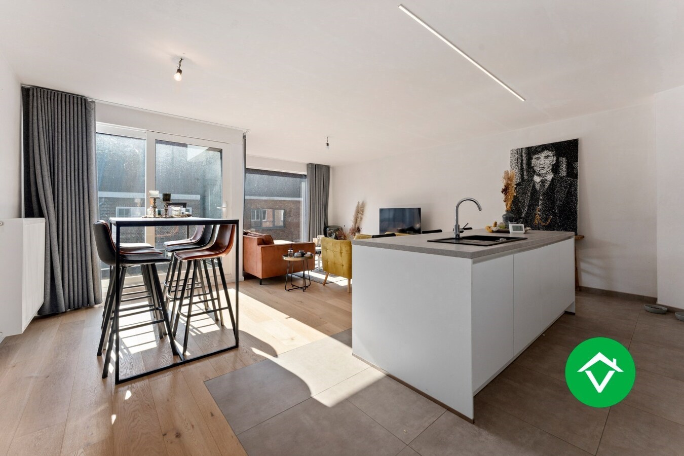 Appartement met autostandplaats te Leke 