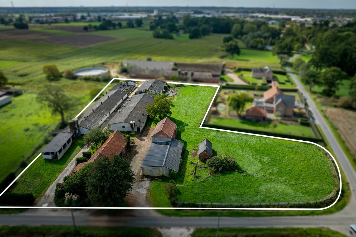 Hoeve met stalgebouwen op ca. 1ha te Bree 