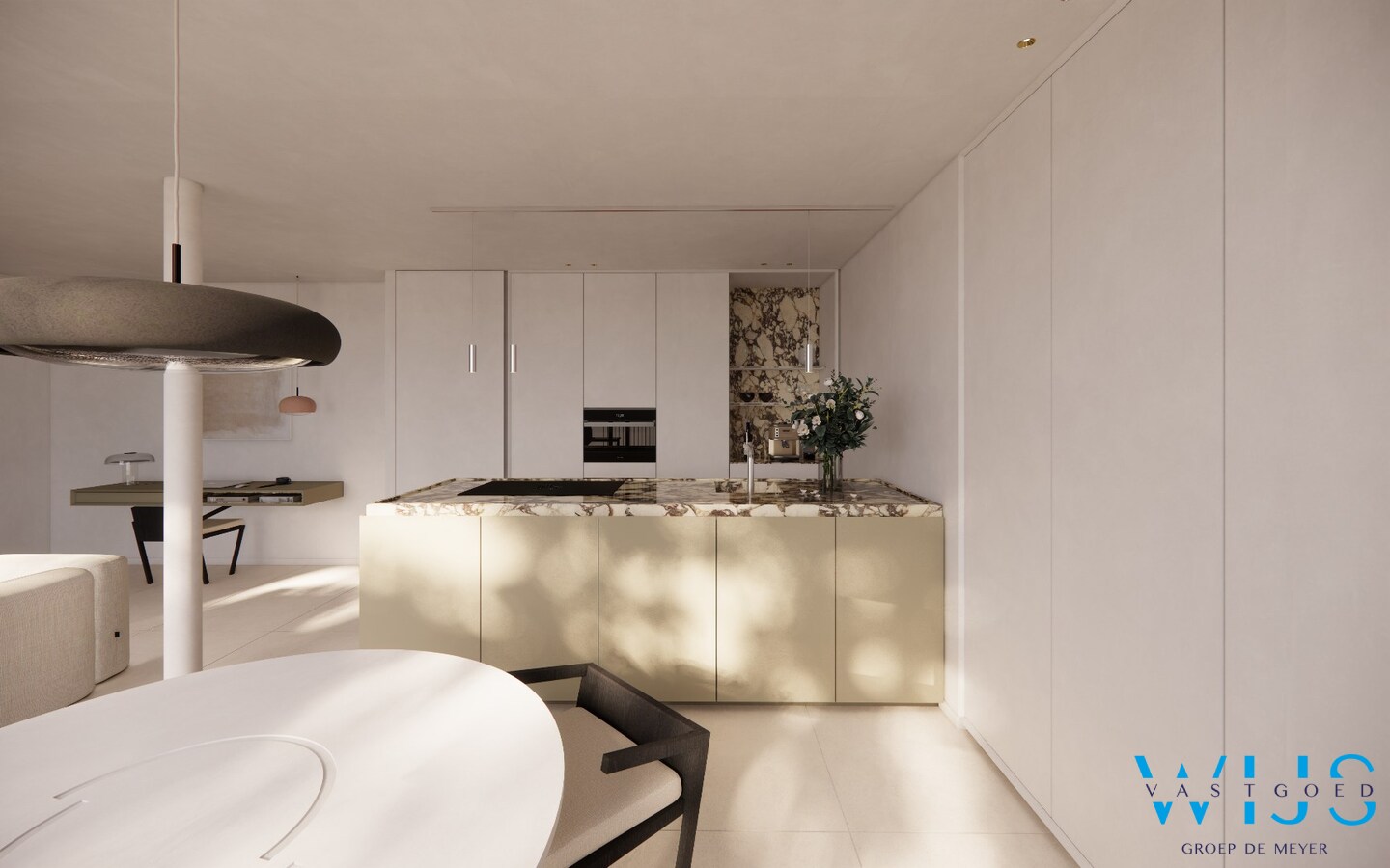 Modern nieuwbouwappartement in Residentie 21 Noord te Ertvelde! 