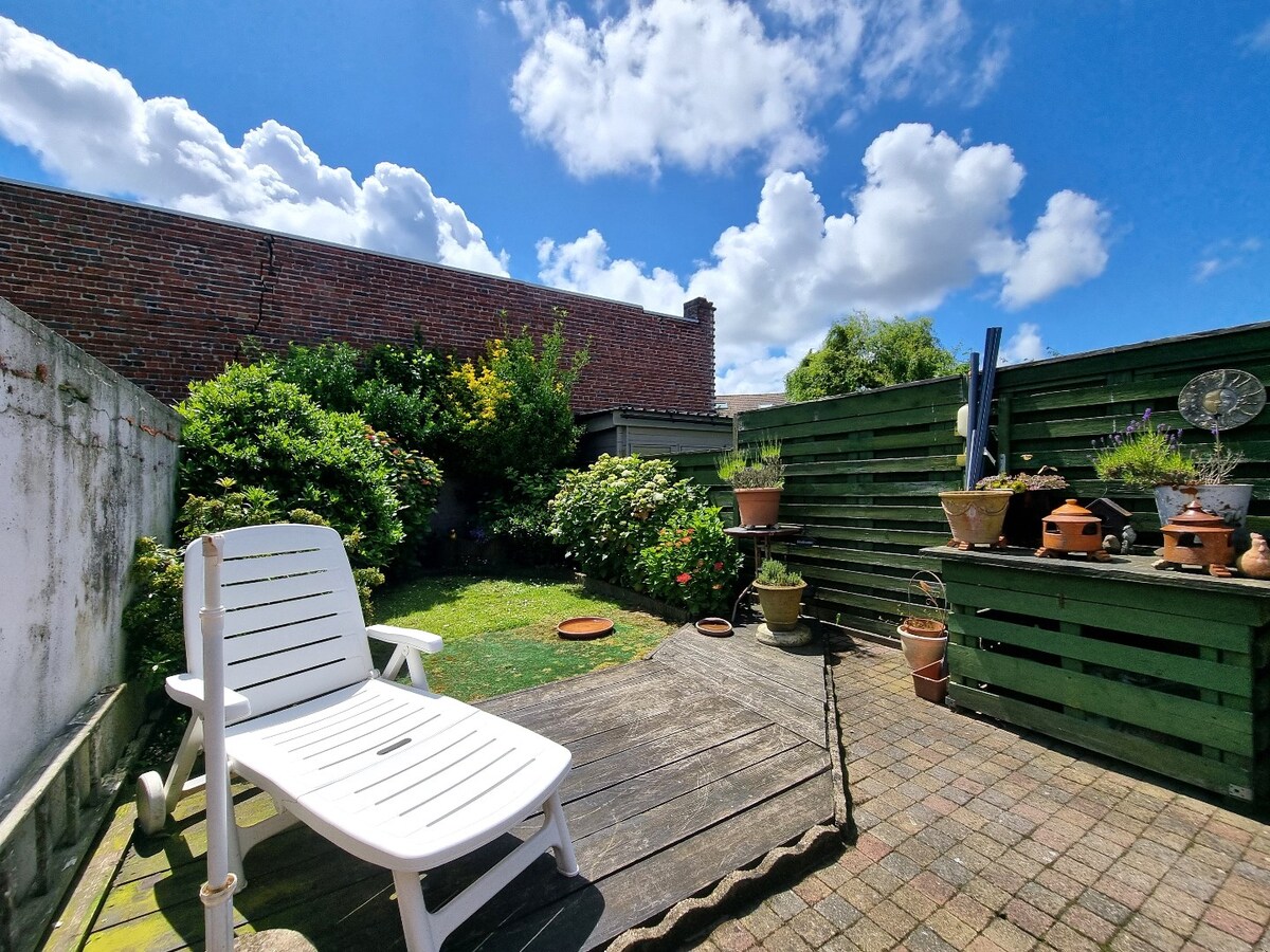 Centraal gelegen woning met leuke tuin te Knokke 