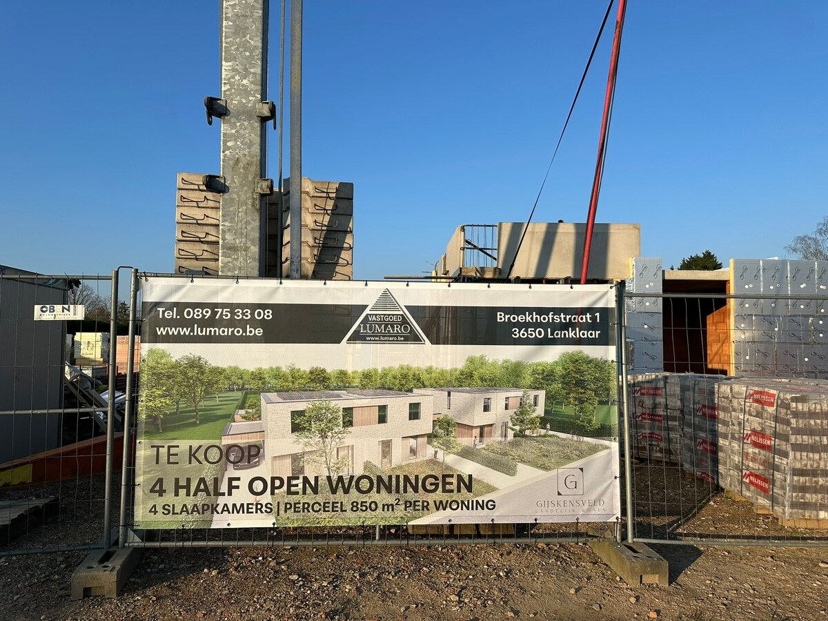 “Gijskensveld”: 4 luxueuze woningen op landelijk-residentiële locatie 