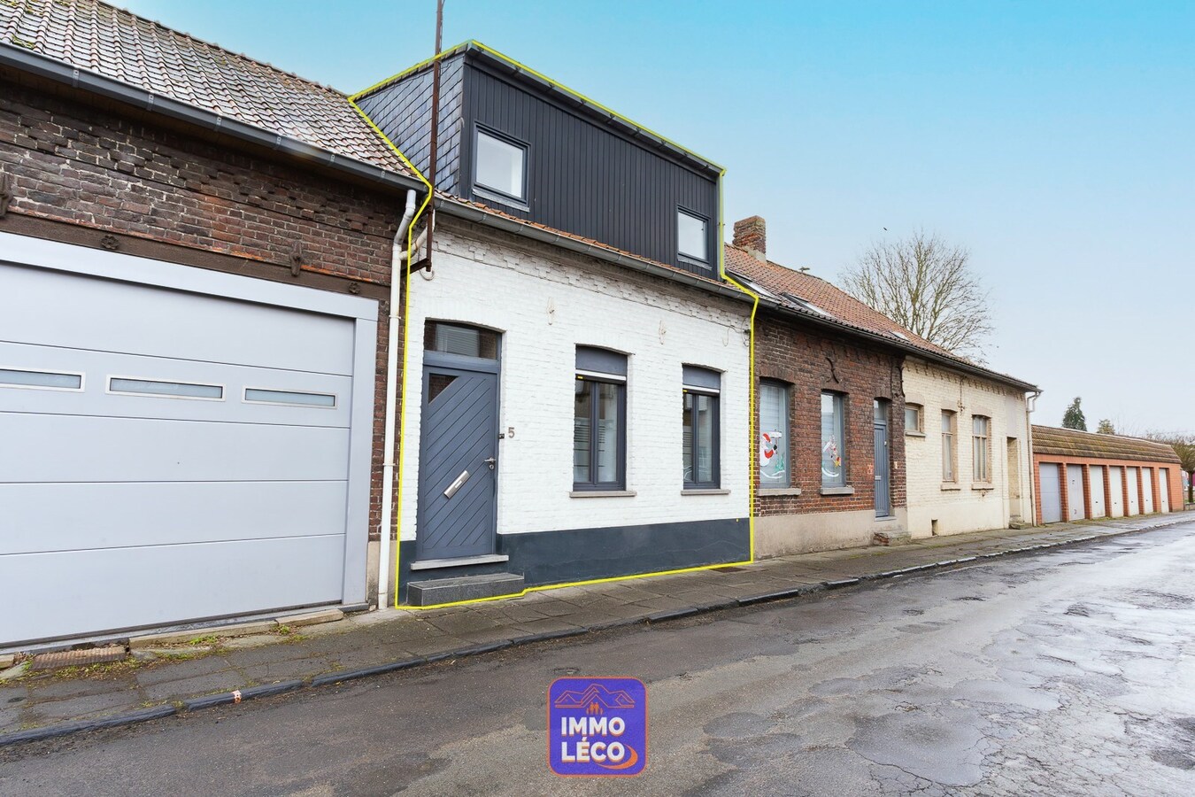 Maison idéalement située à Dottignies avec terrasse. 