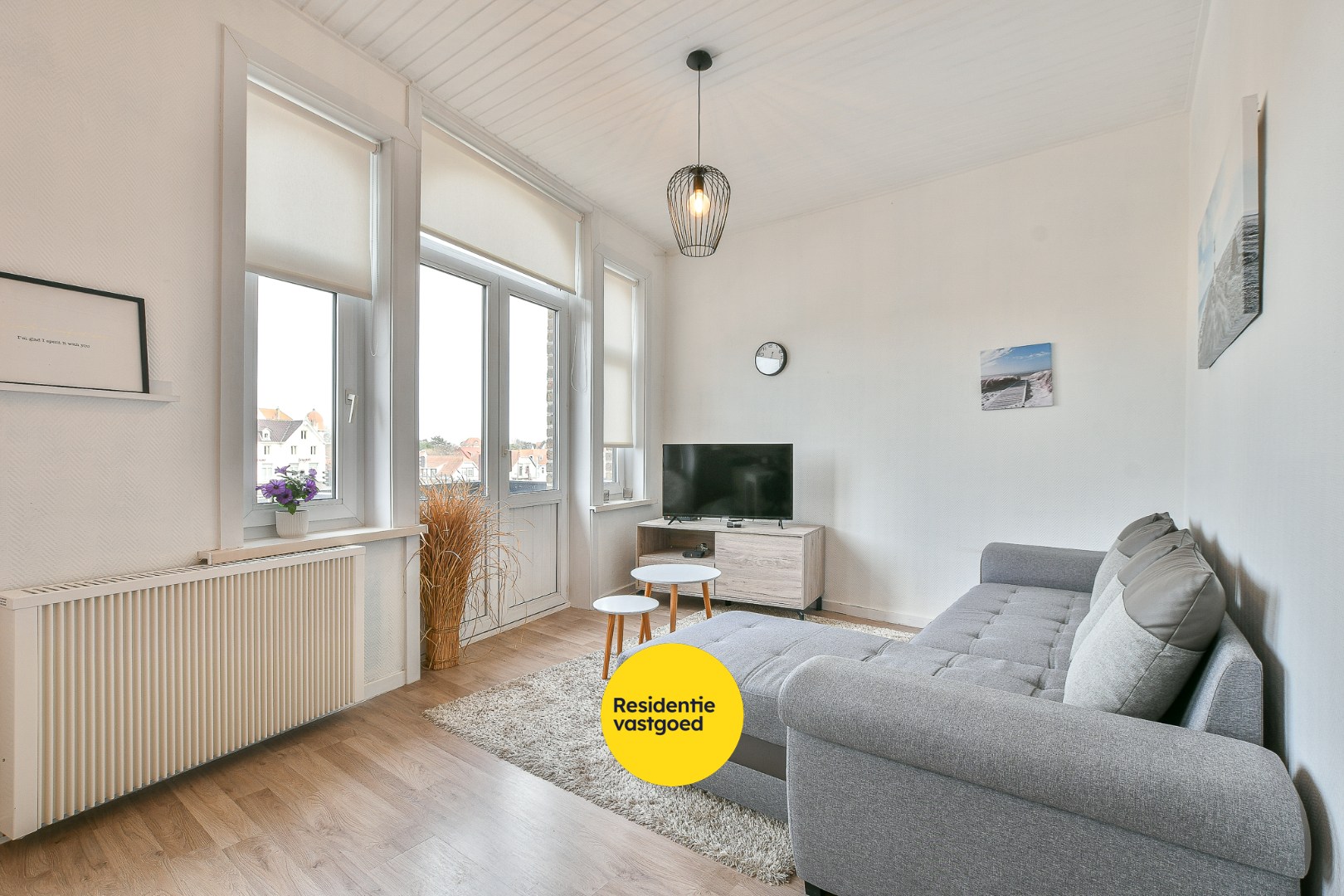 Karaktervol éénslaapkamerappartement in hartje De Haan - energiezuinig &amp; lichtrijk 