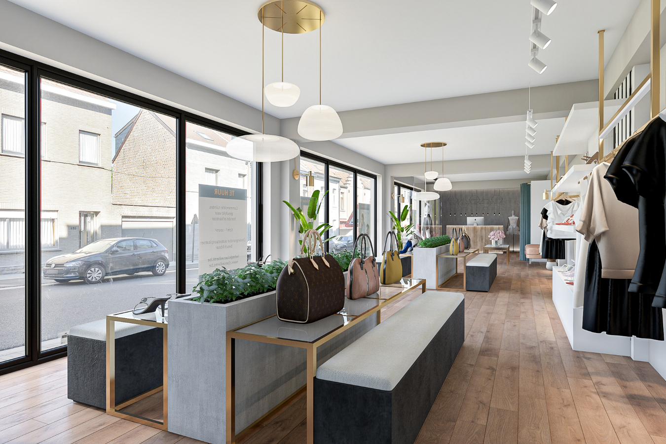 Loué commerce - Halle