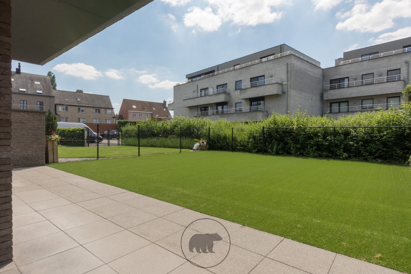 Ruim 3slk appartement met tuin en garagebox in centrum Lochristi 