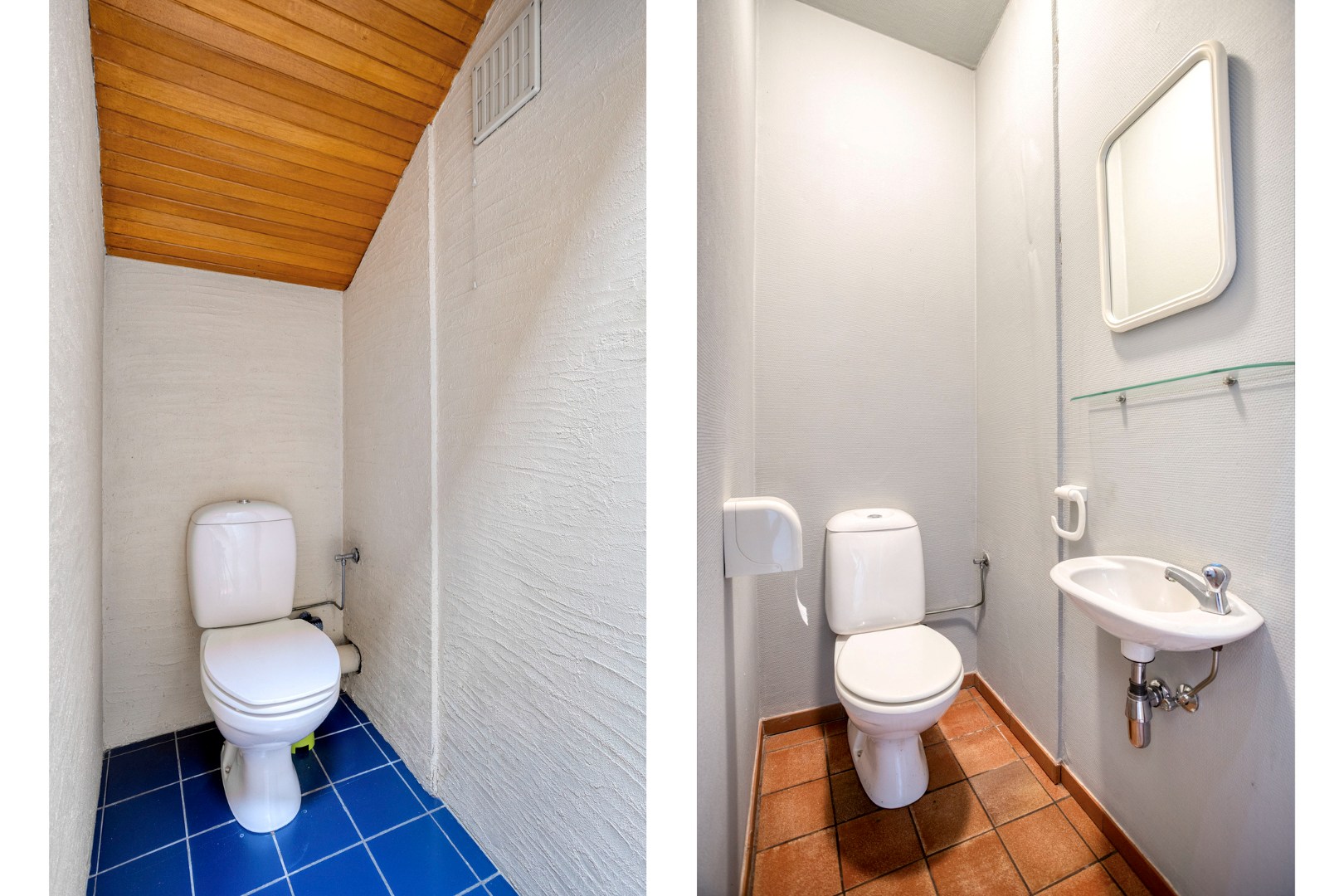 Gastentoilet en toilet verdieping