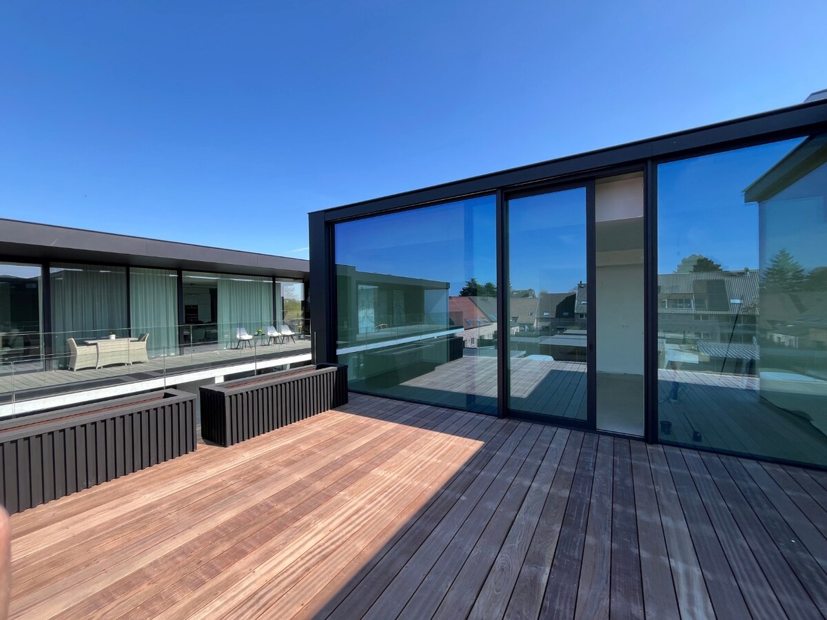 Luxe penthouse in hartje Zingem 