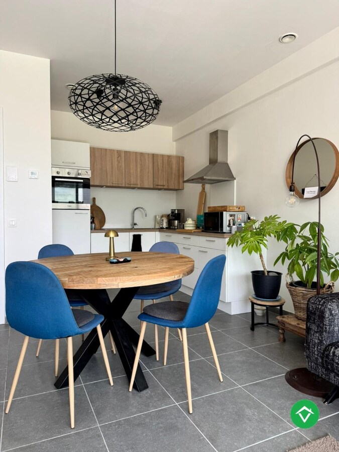 Modern 1-slaapkamerappartement met ruim terras aan de Vaartdijk in Brugge – EPC A 