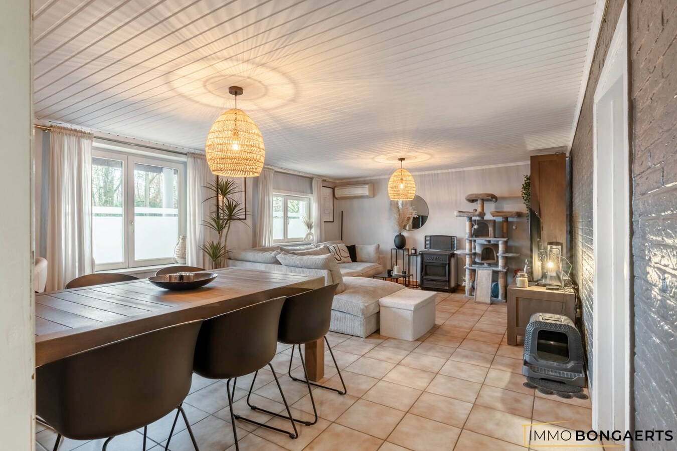 Bungalow in natuurgebied met twee slaapkamers 