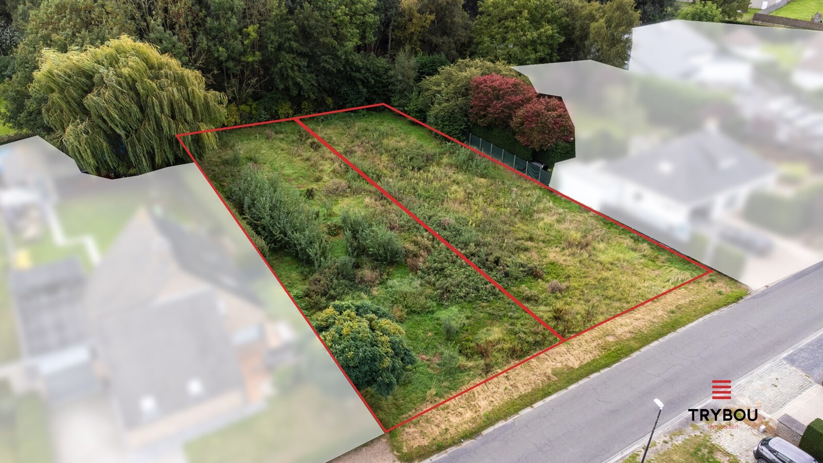 Perceel bouwgrond van 886,5 m² 
