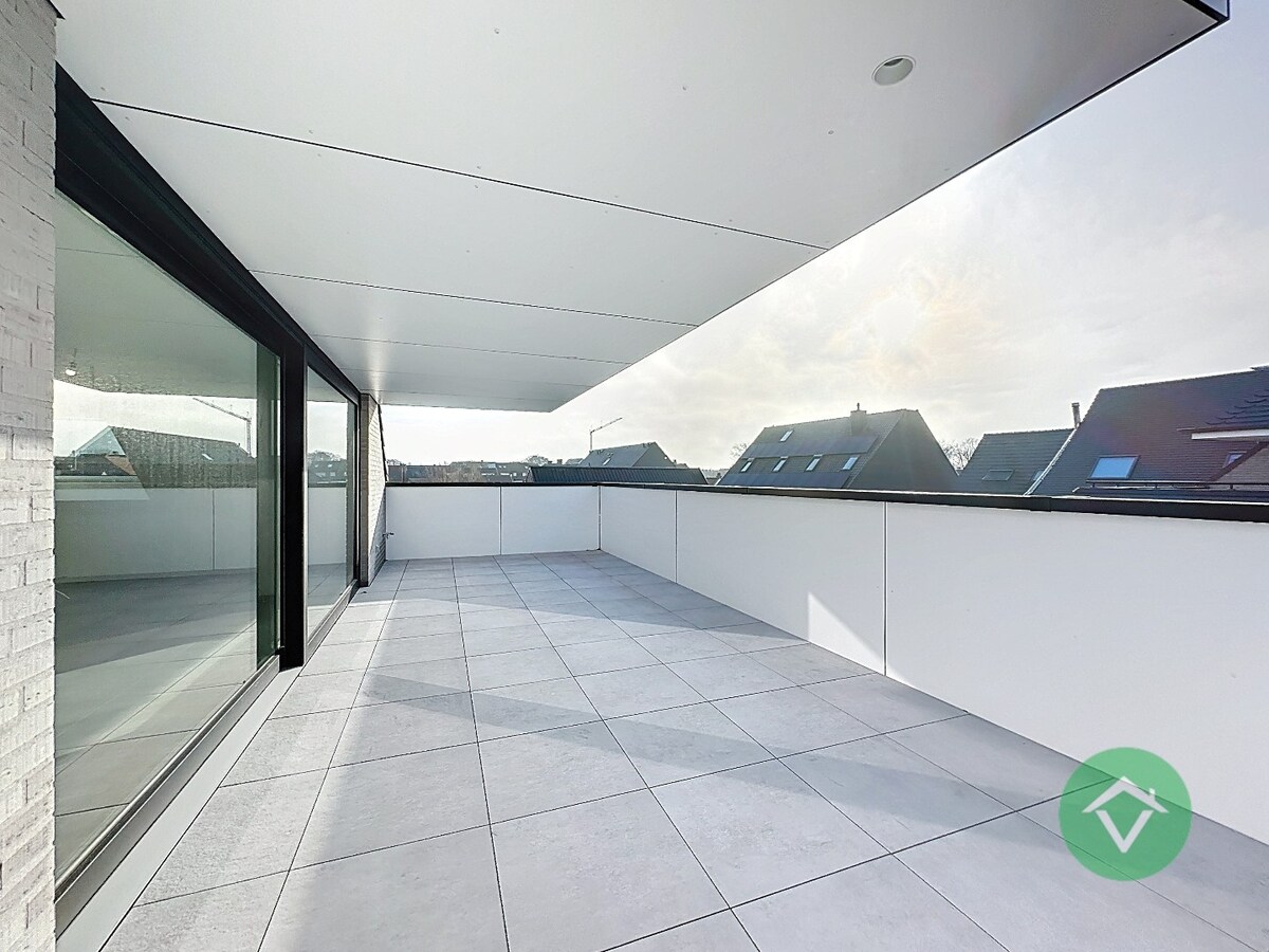 Nieuwbouwappartement met 2 slaapkamers en 1 terras in centrum Koekelare 