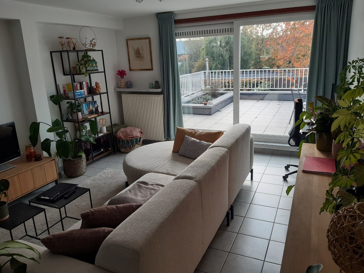 Aangenaam 1-slp-appartement met ruim terras. 