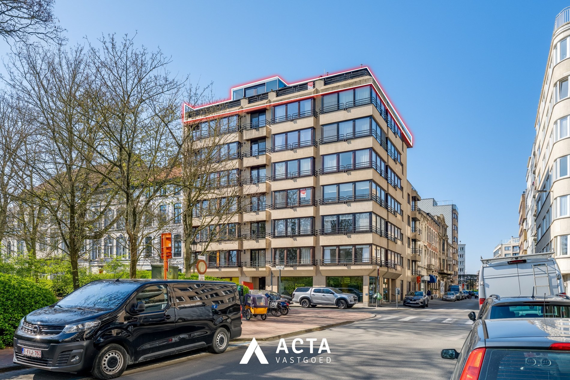 Exclusieve penthouse aan het Leopoldpark Oostende 