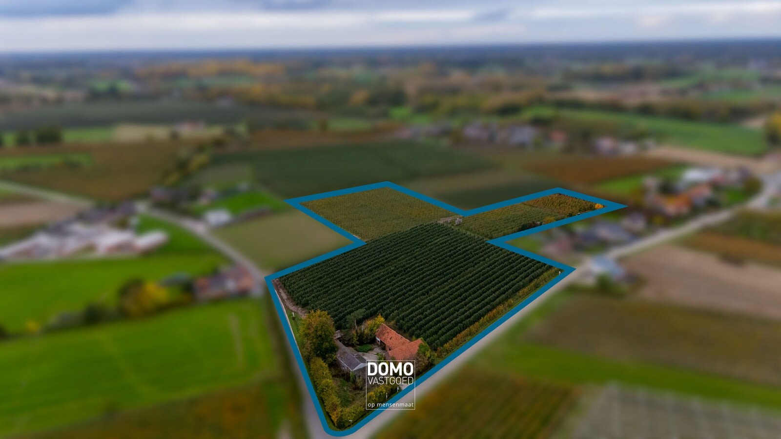 PRACHTIG GELEGEN HOEVE TE KOOP OP EEN PERCEEL VAN 3HA 55A 31CA TE HERK-DE-STAD 