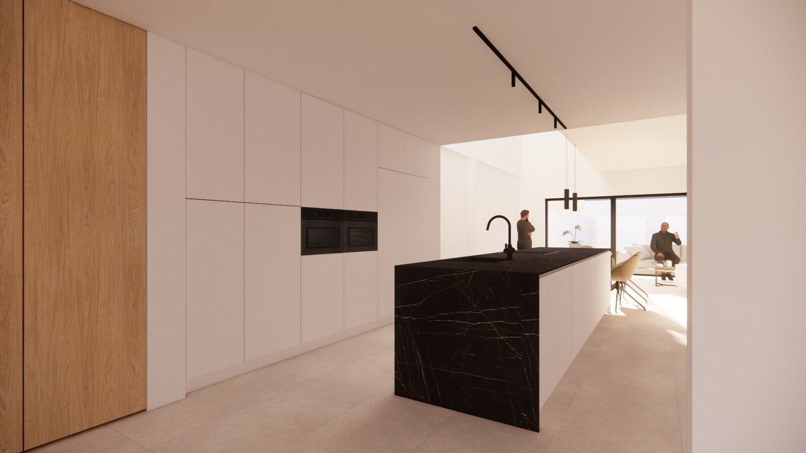 Uiterst ruime woning met garage in het centrum van Kortemark 