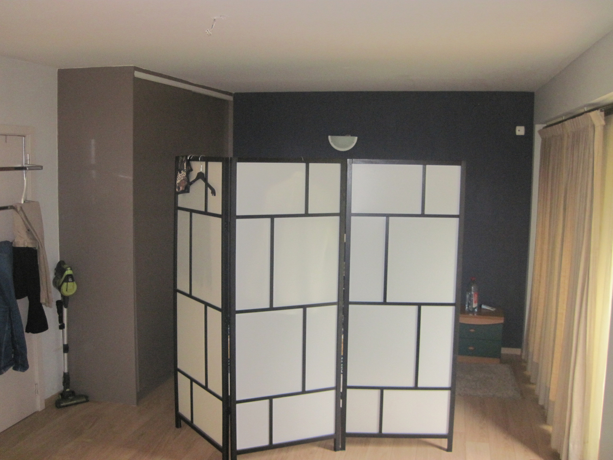 Aangenaam 1-slp-appartement nabij Station (in t groen met terras). 