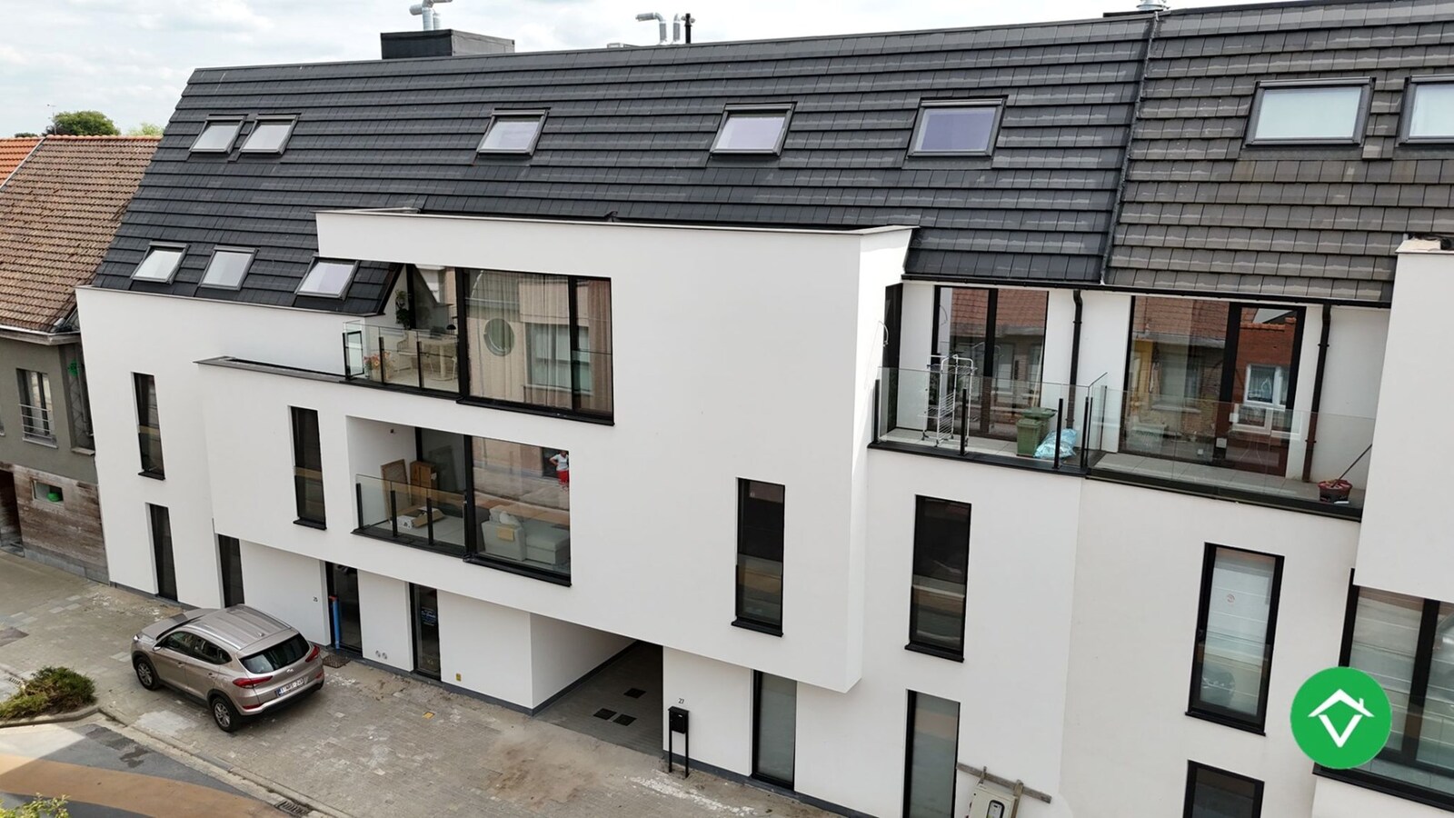 Uniek nieuwbouw appartement met 2 slaapkamers en veel zonlicht te Eernegem 