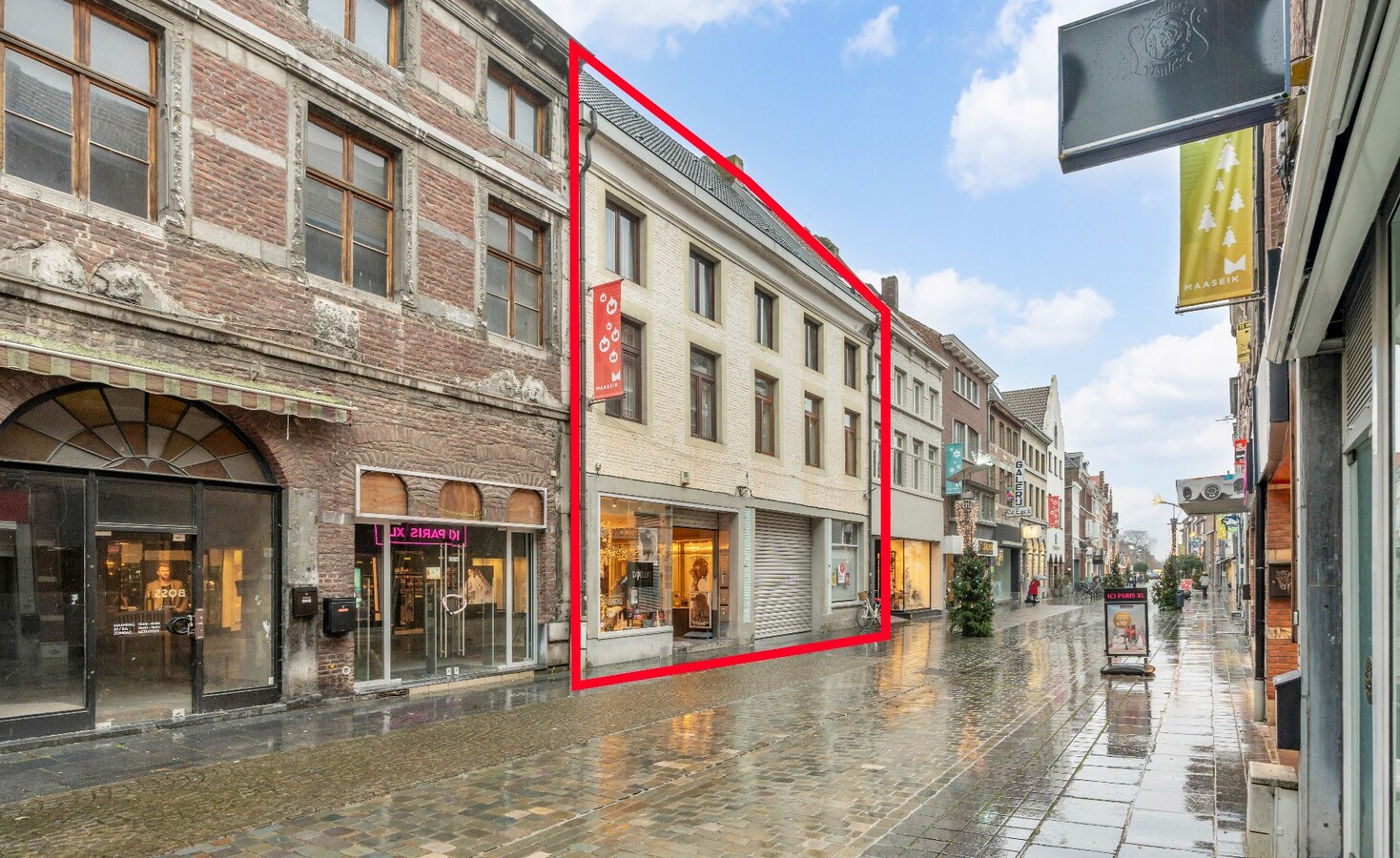 Projectgrond geschikt voor het bouwen van appartementen &amp; stadswoningen in het centrum van Maaseik! 