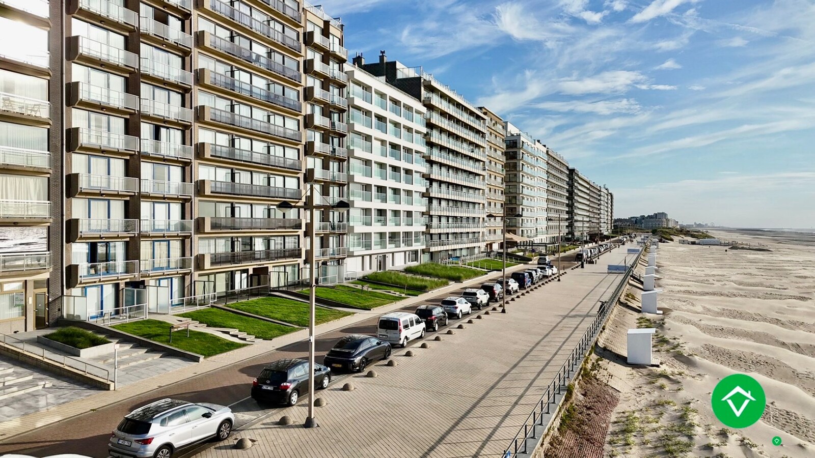 Appartement te koop met frontaal zeezicht en 2 slaapkamers te Middelkerke 