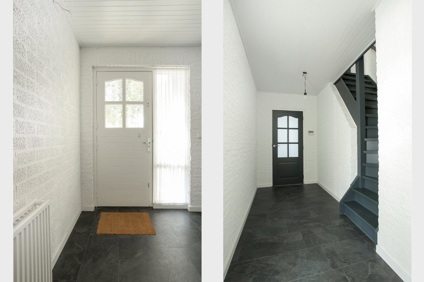 Deze vrijstaande woning met bedrijfsgebouwen staan aan de rand van Reusel tegen het bedrijventerrein. 