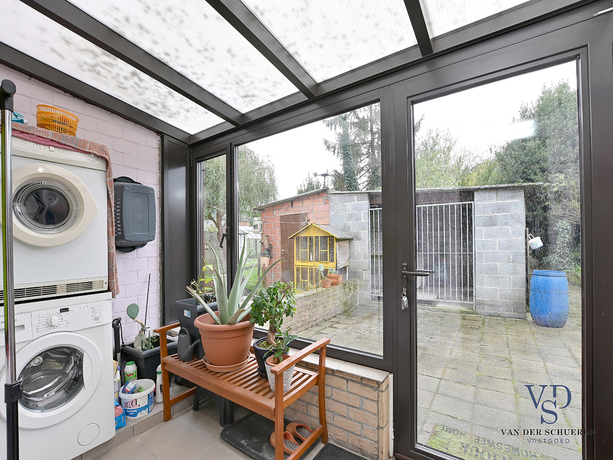 Woning met tuin. 