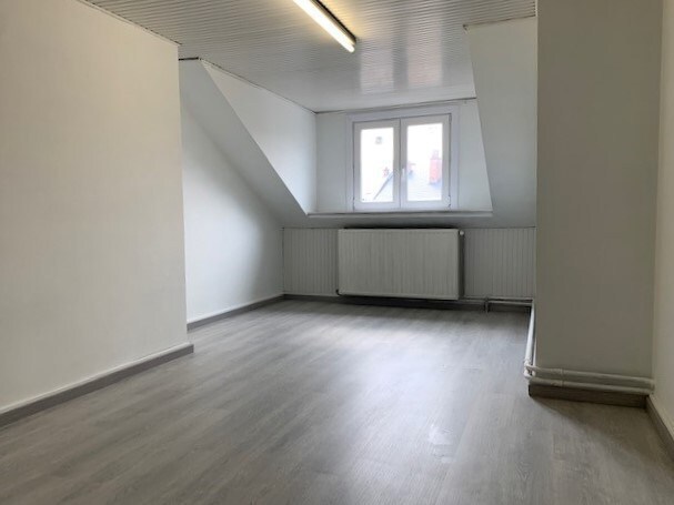 RUIM APPARTEMENT MET 2 SLAAPKAMERS, 2 ZOLDERKAMERS EN 2 GARAGES TE RUNKST 