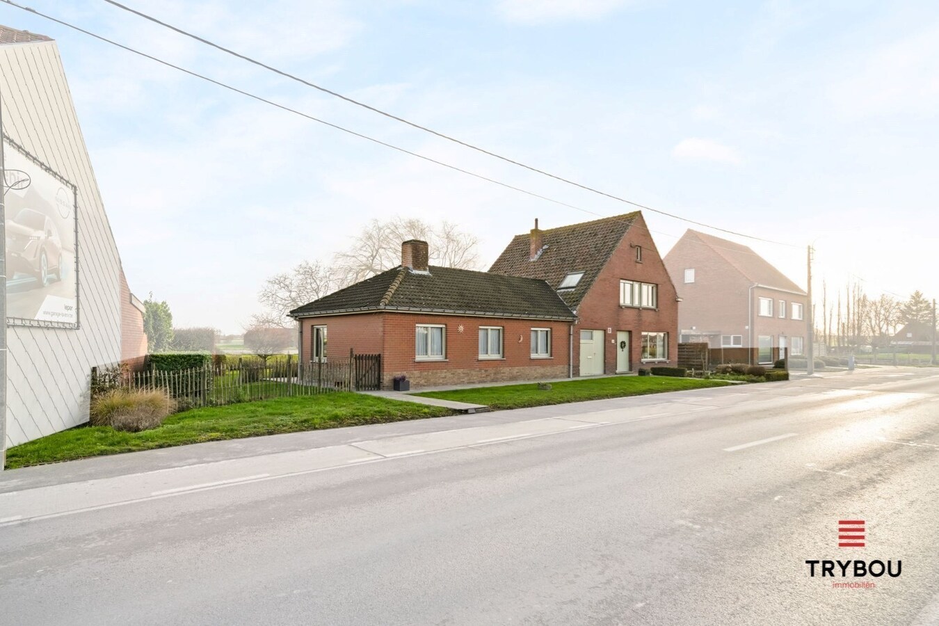 🏡 Ruime kangoeroewoning met prachtig tuinzicht in Klerkenstraat 31 – Kortemark - na isolatie dak is EPC D bereikt. 
