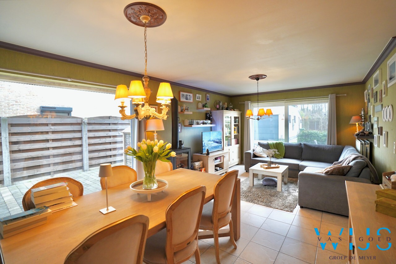 Instapklare halfopen bebouwing op rustige ligging in Doornzele/Evergem 