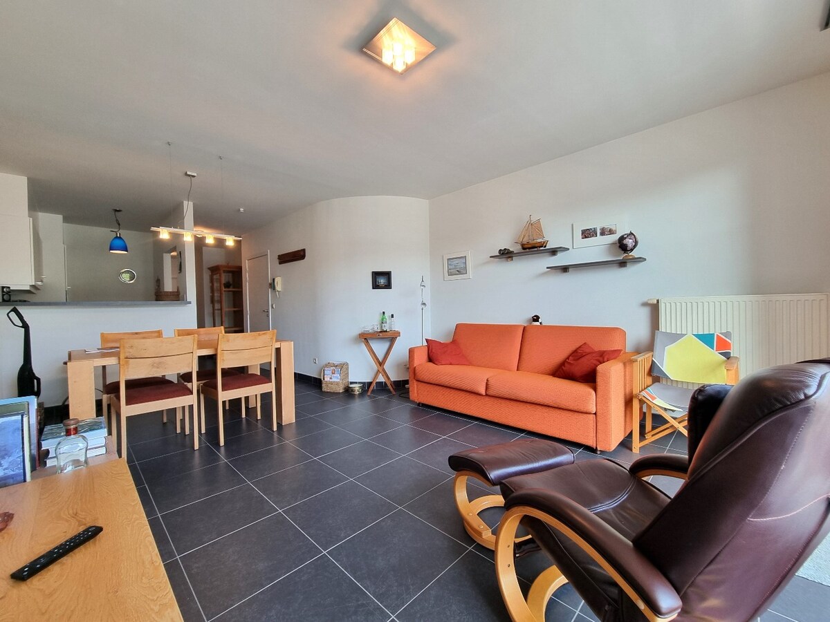 Tof appartement met één slaapkamer te Zeebrugge-Strand 