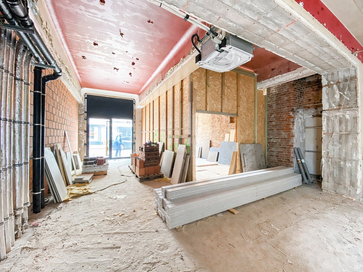 Surface commerciale (+/- 193m²) louée CASCO ! 