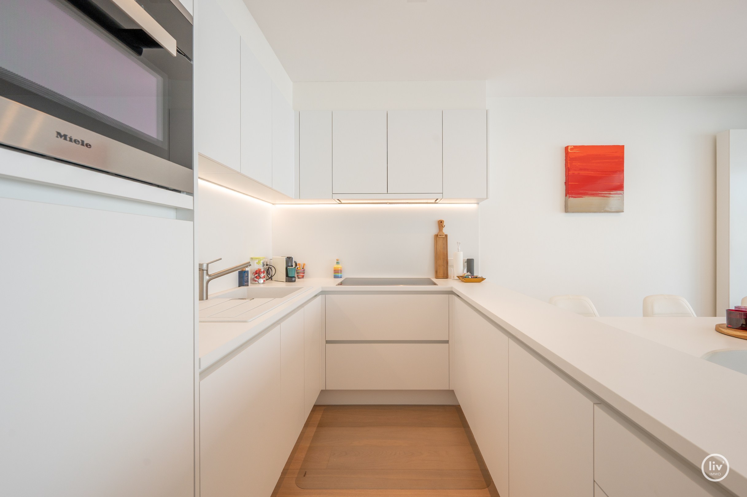 Zeer aangenaam en tevens recent appartement in centrum Knokke. 