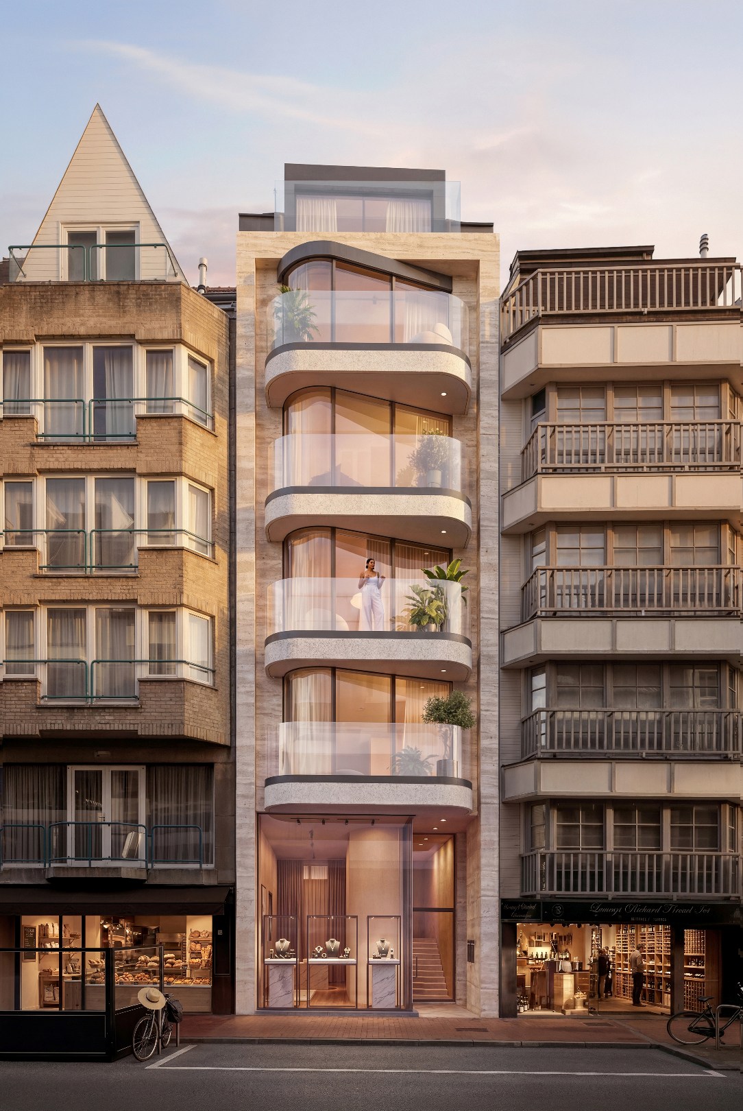 Res. FLOW - Prachtig nieuwbouw project ontworpen door EL Architects nabij het Driehoeksplein 