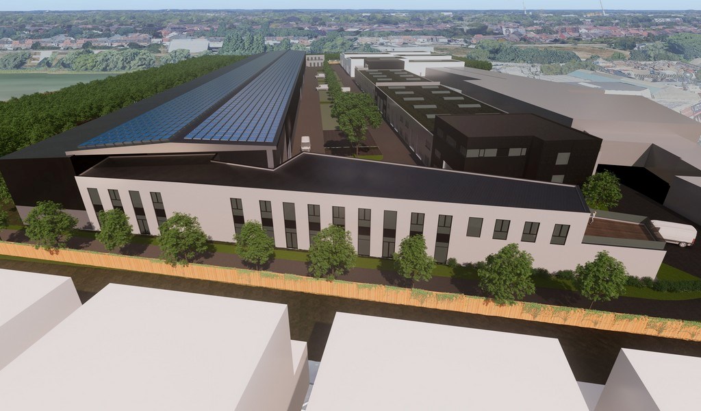 Nieuwbouw magazijnen te koop aan de Voorhaven in Gent