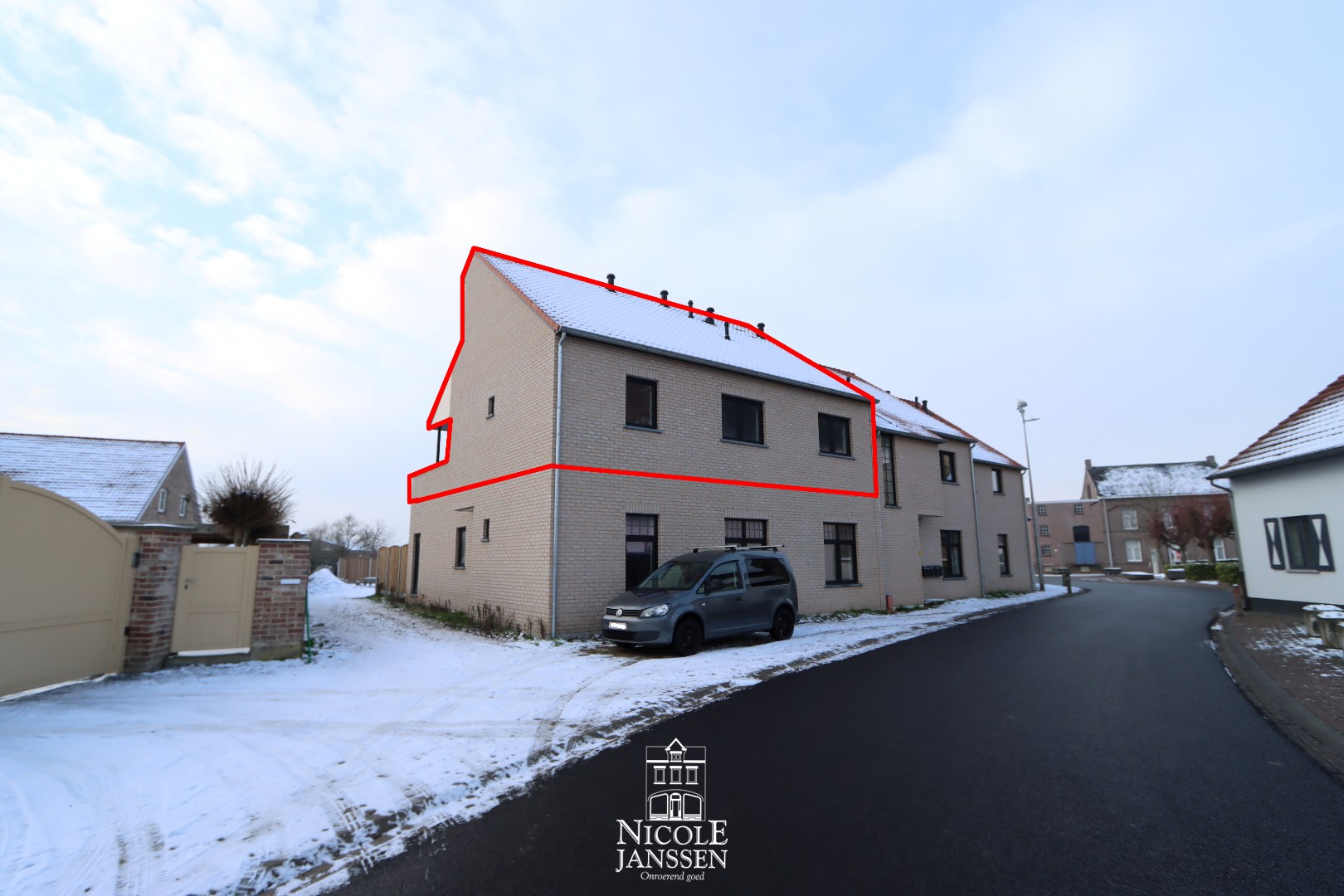 Voorzijde nieuwbouwappartement