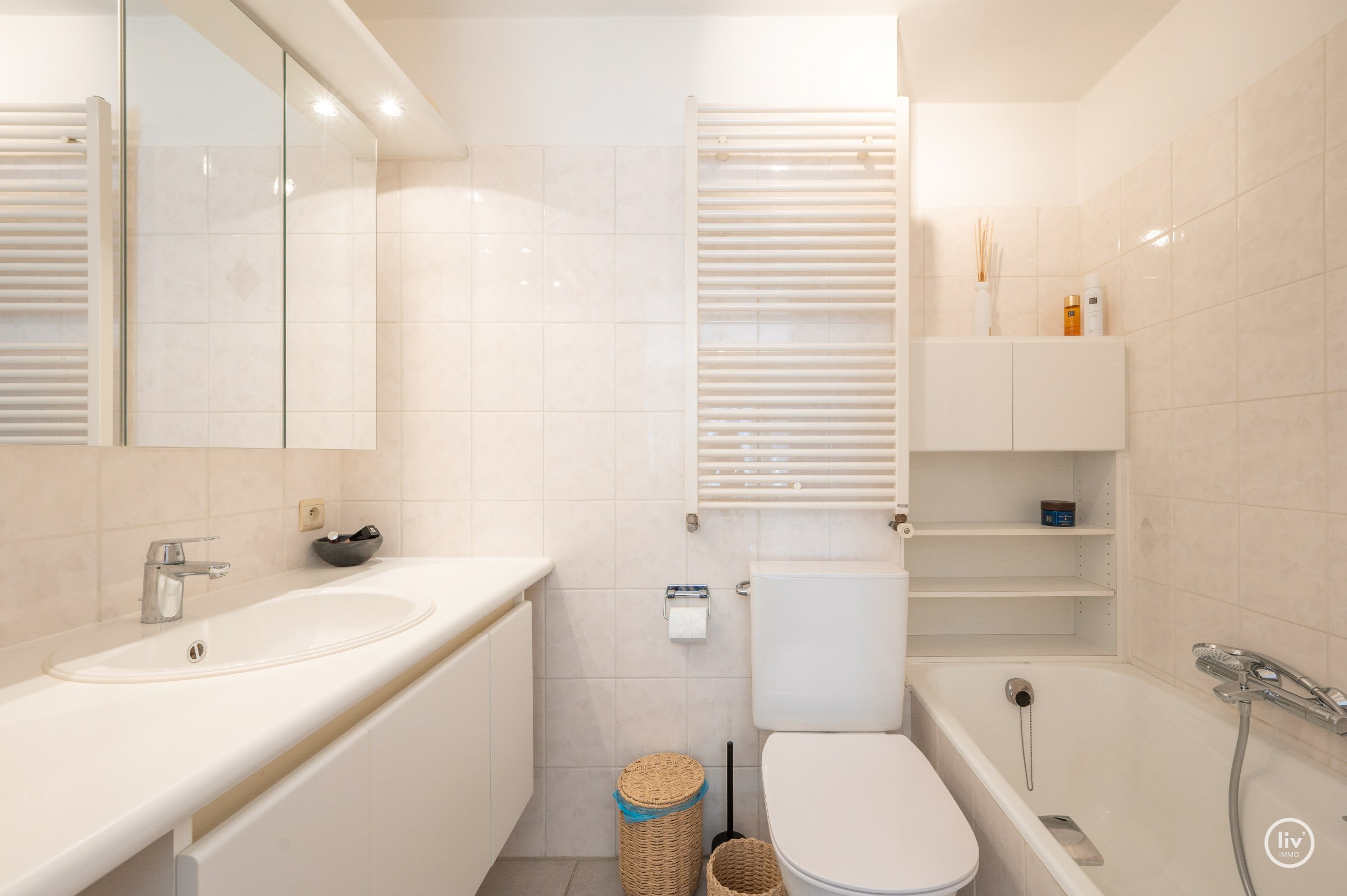 Appartement spacieux et agréable avec 2 chambres à coucher au centre de Knokke 